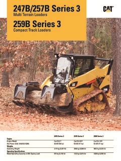 259b cat skid steer specs|catipilar skidsteer tracks dimensions chart.